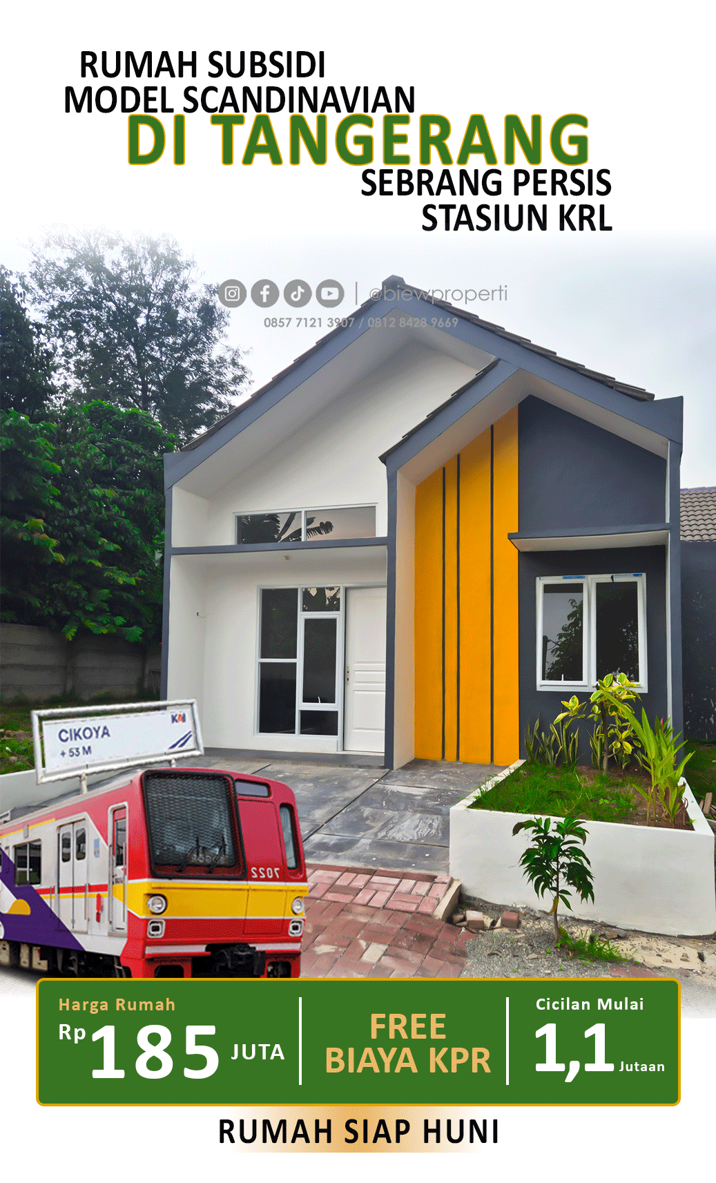 Rumah Subsidi Scandinavian di Tangerang